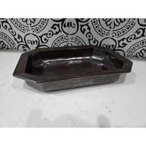 Juliska Pewter Stoneware Rectangular Baking Dish 15" Gorgeous!